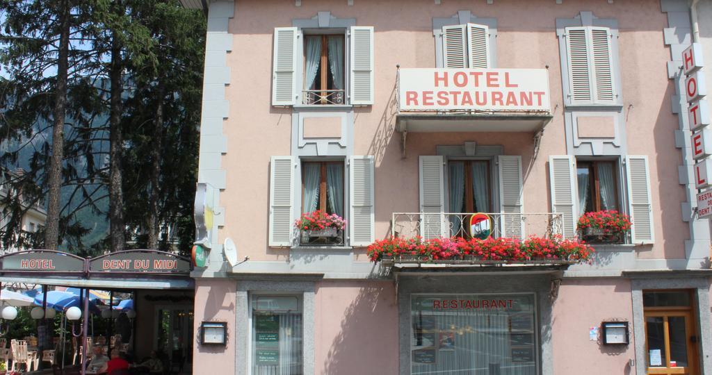 La Dent-Du-Midi Hotel & Restaurant Saint-Maurice Dış mekan fotoğraf
